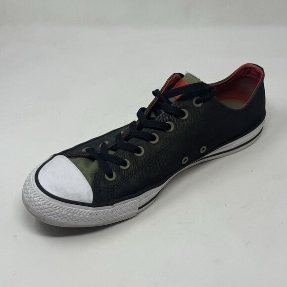 Converse All Star Ox Kurim Sneakers Mens 12 Black Fatigue Green Low Top Unisex - Picture 9 of 16